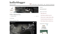 Desktop Screenshot of kofferblogger.de